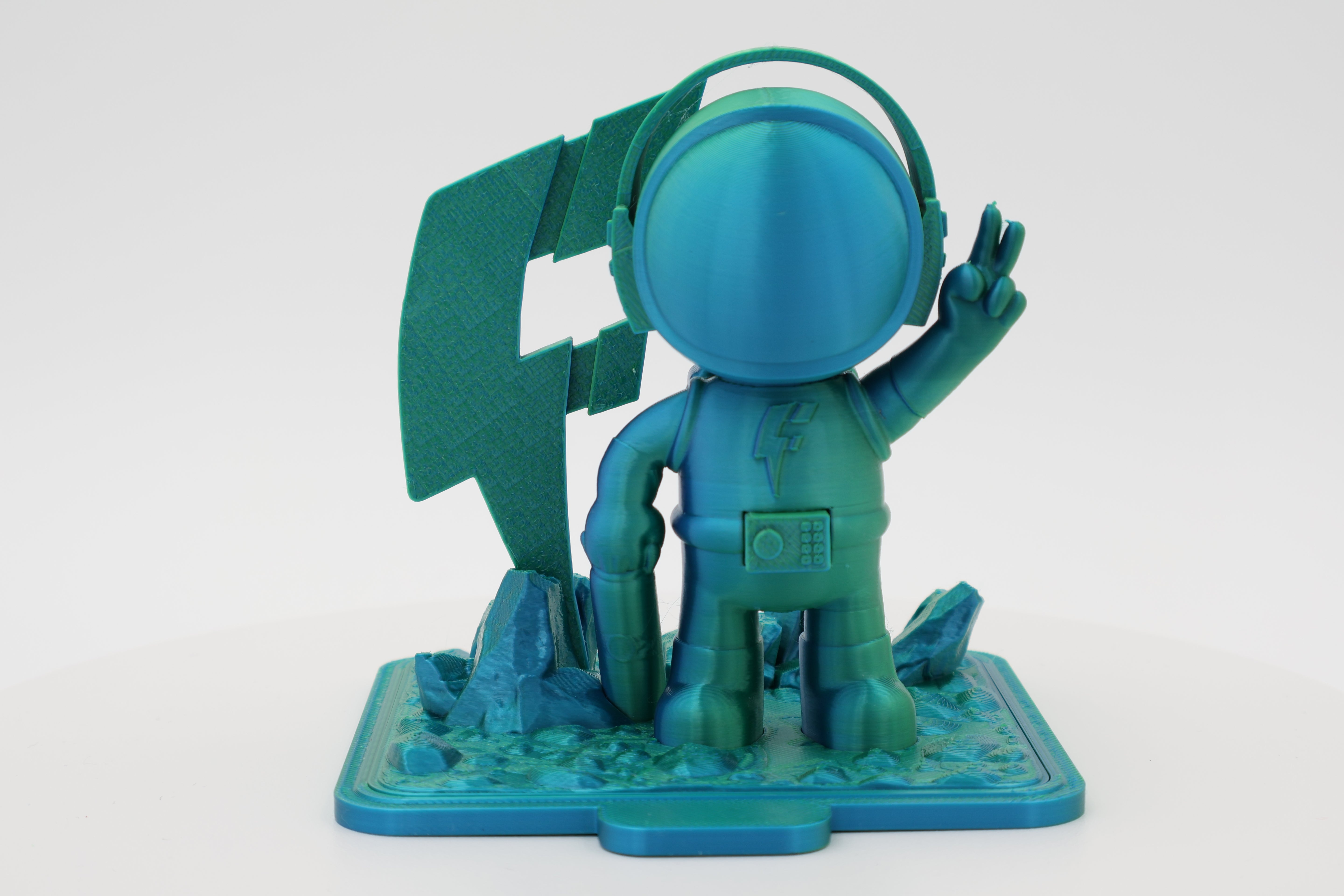 PLA Dual Blue+Green